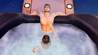 in 3d hentai, student sucks teacher's monster cock compilation