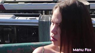 Manu Fox Masturbates And Shows Off On The Street