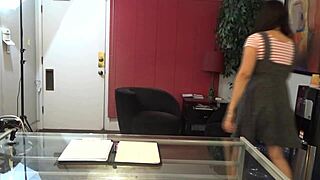 Angie's Sultry Casting Interview Turns Into Steamy Sex Session