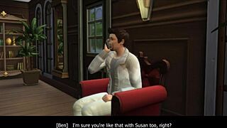 girl next door cheats with bride in wedding chapter, tits and ass exposed 😏