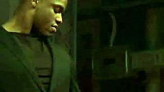 female and male strippers undress teasingly on stage