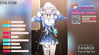 Horny anime chick gets creampie in 3D cartoon. 😈