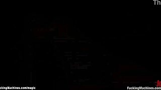 BRUNETTE MACHINE FUCKS ASS!