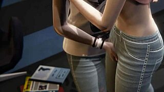 Life Is Strange - Chloe and Maxine Squirting Orgasm - Lesbian 3D Porn