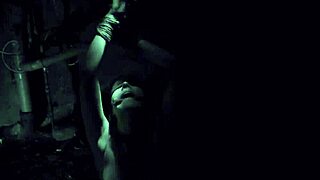 Hot Domme in Stockings Spanks Herself with Riding Crop During Wild Masturbation