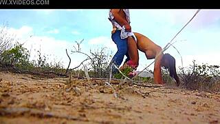 Mexican Outdoor Fucking In The Desert