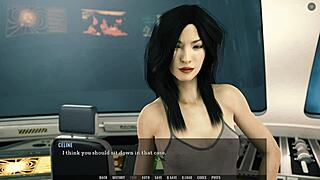 Cute Anime Girl Fucks Hard On Captain's Deck In 3D Hentai Game.