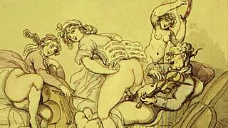 Retro erotic drawings showcase vintage sensual art in detail. Each sketch captures raw desire from a bygone era.