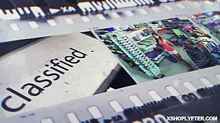 shoplyfter teen 18+ drilled hard from behind by lp officer