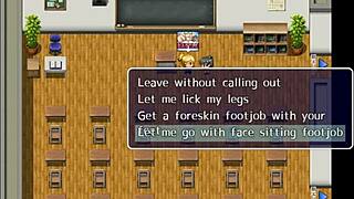 Succubus hentai game featuring big boobs and gentle touches