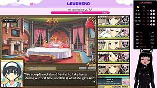 Vtuber Lewdneko plays Evenicle part 24 with moaning twins 😊