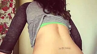 Want to see this mexican girl twerk naked with her big ass? So hot and sexy!