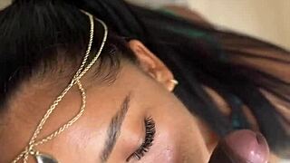 Teen 18+ Gives Delicious Blowjob To Amateur Partner