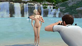 lucky cameraman, i got a threesome with super models and creampie