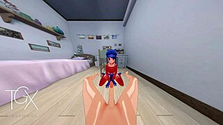 Feeling Intense Pleasure In Anime Game With Mita Cappie