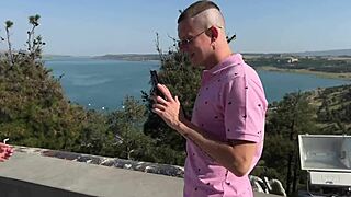 Fucked cute girl and boyfriend? After street meet!