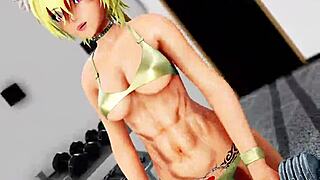 Futa Lewd Gym 2 with Big Ass and Monster Cock