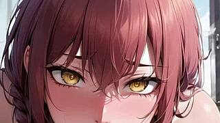 University student starts housemaid job with pussy masturbation in 3D animation.