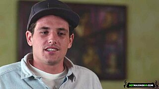 The cute teen masseuse with natural tits gives an oiled massage.