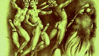 vintage erotic art brings back steamy memories