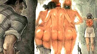 vintage erotic drawings from retro cartoons