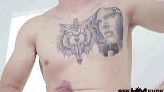 Military Marine Brett Maker Fucks Harper Red