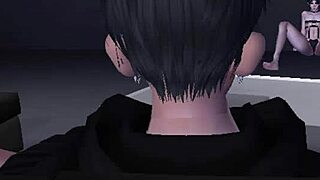 He waited for his skinny 18+ femboy slut to satisfy him in 3D yaoi porn.