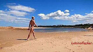 straight guy turns gay on beach