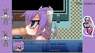 i watch remi in mgq paradox getting her small tits sucked by a monster in this hentai game