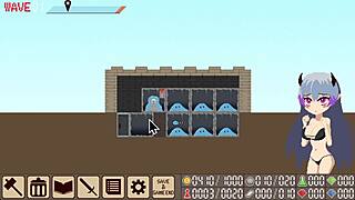 I love watching slimes take over and cum in the demon king's castle