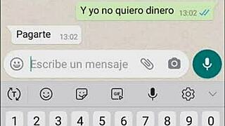 My sister-in-law's whore gives everything on WhatsApp 😏