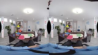 abby adams deepthroats in your office