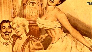 Vintage erotic drawings from classic collections