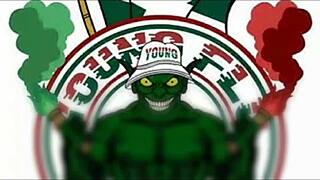 ney mar enjoys a moment of pleasure in this gay scene.