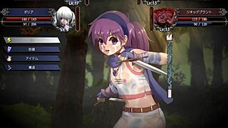 Play this Japanese hentai RPG game with Asian cartoon characters in leggings