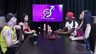 Monica Lima starts her porn career with Jefao and Karen Oliver