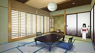 in akumeru family harem, step-mom and step-daughter give blowjobs