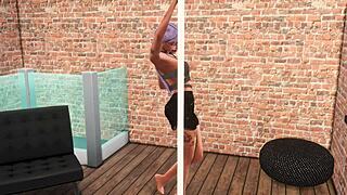 脱衣舞娘模拟人生4动画吸多鸡巴