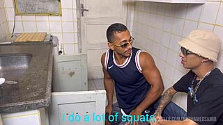 Did you see the hot black plumber arrive for some homemade blowjob and doggystyle sex?