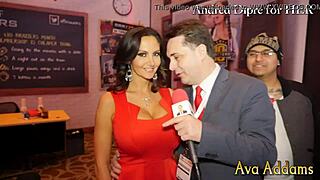 Does Ava Addams Play With Her Boobs For Andrea Dipre?