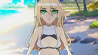 Uncensored beach hentai episode explodes with 3d cartoon action!