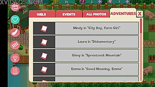 Nutaku Booty Farm Hentai Game - Sexy Redhead Milf Flashes on Ranch