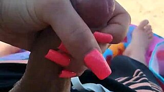 getting him off with a hot blowjob on public beach. pure thrill!