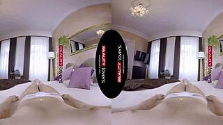 Intense Black On Blonde Action With Licking, Blowjob, And Doggystyle In VR