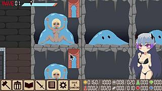 I love watching slimes take over and cum in the demon king's castle