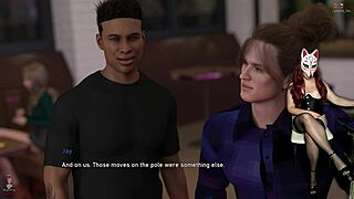 pole dance in cosplay skirt drives me absolutely wild