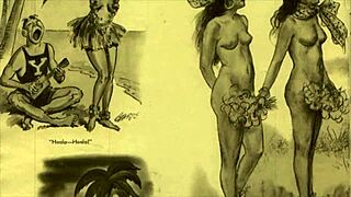 Vintage erotic drawings from classic collections