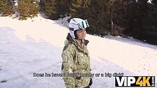 vip4k ski resort cuckold watching pov pickup fucking big tits shaved pussy 😏