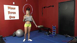 mean bitch in the gym karma rx femdom
