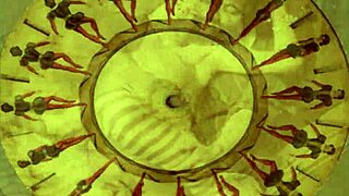 They say, 'Check out this vintage cartoon with hairy antique vibes.'